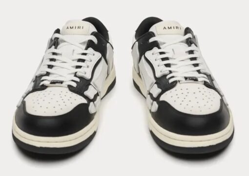Amiri Skel Top Low Black White - Image 3