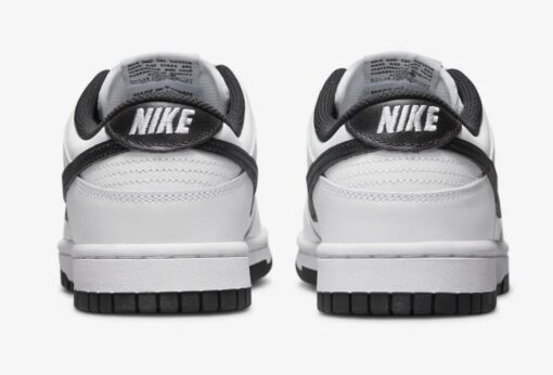 Nike SB Dunk Low White Black - Image 4