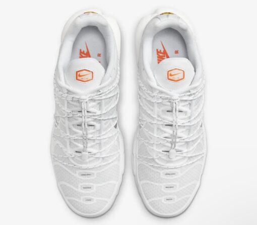 Nike Air Max Plus TN Utility White Safety Orange - Image 2