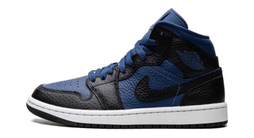 Nike Air Jordan 1 Mid Split French Blue - Image 2