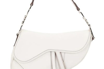 DIOR SADDLE BAG WHITE
