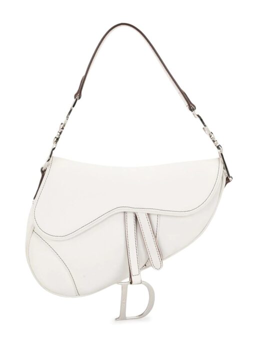 DIOR SADDLE BAG WHITE