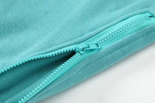 TRAPSTAR CHENILLE DECODED HOODED TRACKSUIT BLUE GREEN - Image 6