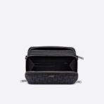 POUCH WITH SHOULDER STRAP – BLACK - Image 3