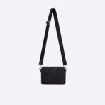 POUCH WITH SHOULDER STRAP – BLACK - Image 2