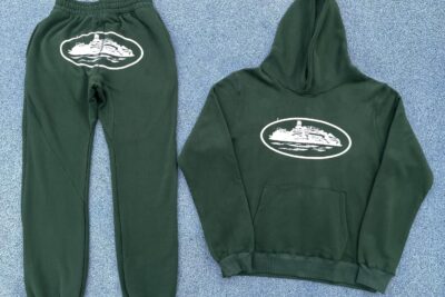 Corteiz Alcatraz White Green Tracksuit