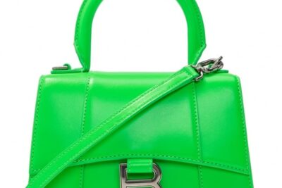 HOURGLASS SHOULDER BAG – NEON GREEN
