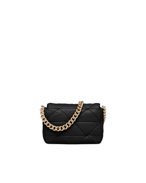 PRADA SYSTEM NAPPA LEATHER PATCHWORK BAG BLACK/WHITE - Image 3