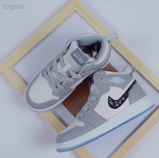 Nike Air Jordan 1 dior with lace - Image 2