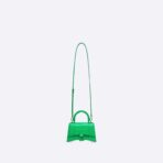 HOURGLASS SHOULDER BAG – GREEN CROCODILE - Image 3