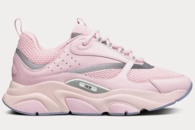 Dior B22 Pink Technical Mesh Pink Silver
