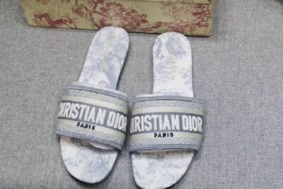 Dior Mule Dway Grey Stamped