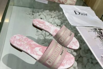 Dior Mule Dway Pink Stamped