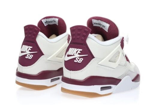 Nike SB x Air Jordan 4 Retro 'Wine Red' - Image 4
