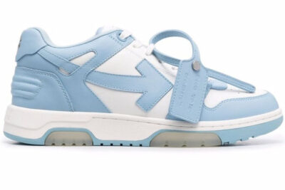 Off-White low-top sneakers lightblue