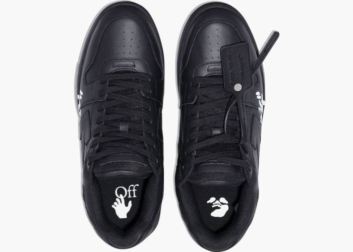 Off-White low-top “For Walking” Black White - Image 2