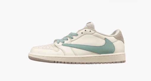 Nike Air Jordan 1 Low Travis Scottt Tiffany Beige Custom - Image 2