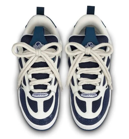 LV Skate Sneaker Blue - Image 3