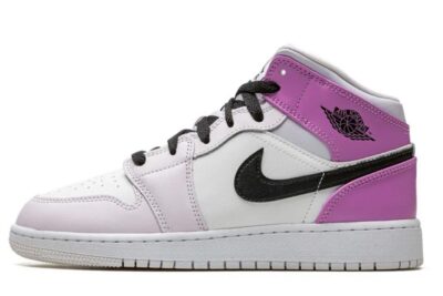 Nike Air Jordan 1 Mid Barely Grape GS