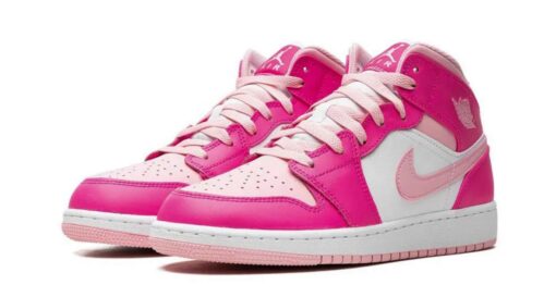 Nike Air Jordan 1 Mid Fierce Pink - Image 3