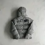 Trapstar Hooded Puffer-Grey - Image 3