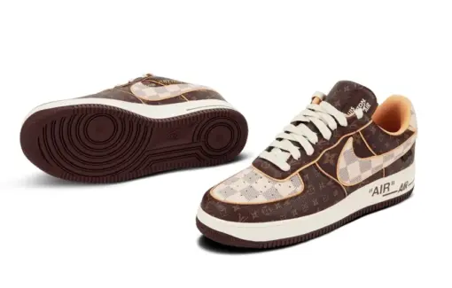 LV x Nike Air Force 107 LV8 Low Monogram - Image 4
