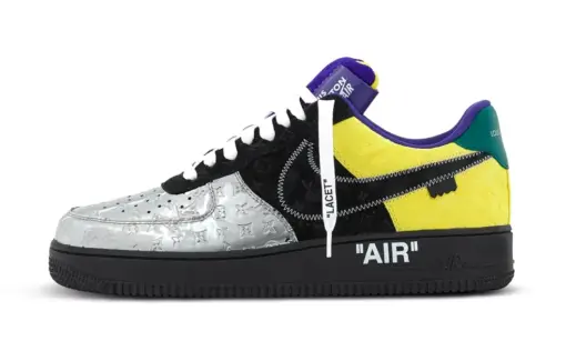 LV x Nike Air Force 107 LV8 Low Silver