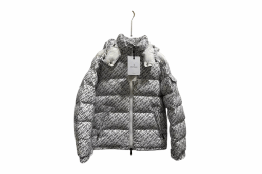 Moncler jacket White, Black Logo