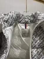Moncler jacket White, Black Logo - Image 6