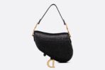 DIOR SADDLE BAG BLACK GOLD - Image 2