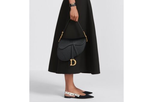 DIOR SADDLE BAG BLACK GOLD - Image 7