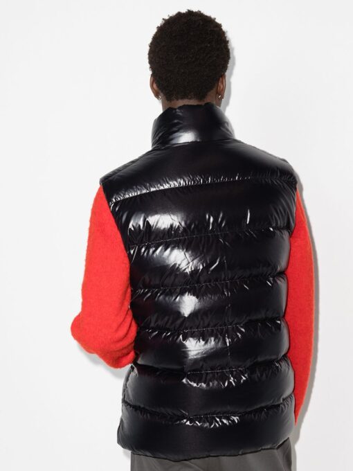 Moncler Tibb Logo-Patch Padded Gilet - Image 4