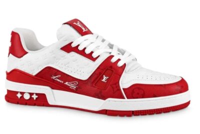 LV Sneaker Signature Red White