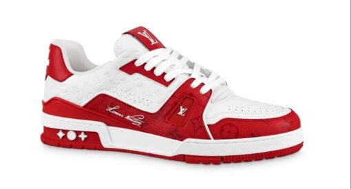 LV Sneaker Signature Red White