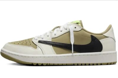 Nike Air Jordan 1 Low Golf x Travis Scott Neutral Olive