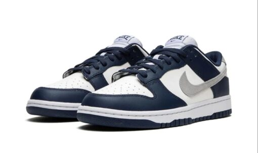 Nike Dunk Low Summit White Midnight Navy - Image 5