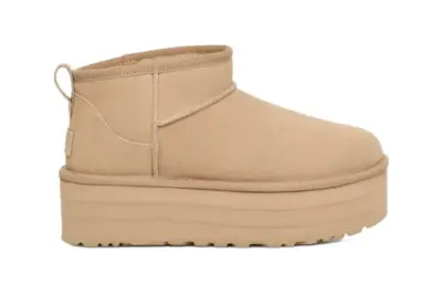 UGG Platform Classic Ultra Mini Mustard