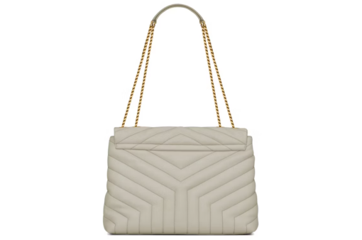 Saint Laurent Medium Chain Bag Matelasse Y Blanc Vintage - Image 2