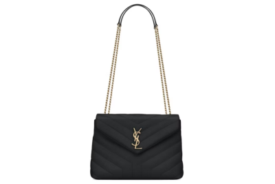 Saint Laurent Small Chain Bag Matelasse Y Black/Gold