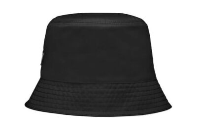 PRADA RE-NYLON BUCKET HAT - BLACK