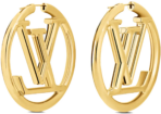 LV Hoop Earrings - Image 2