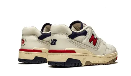 New Balance 550 Aime Leon Dore Navy Red - Image 4