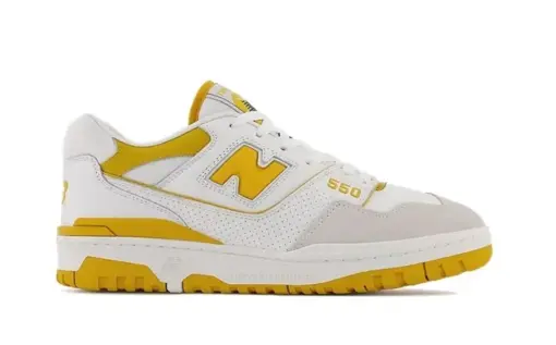 New Balance 550 Sea Salt Varsity Gold - Image 5