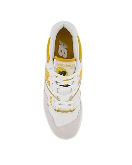 New Balance 550 Sea Salt Varsity Gold - Image 3