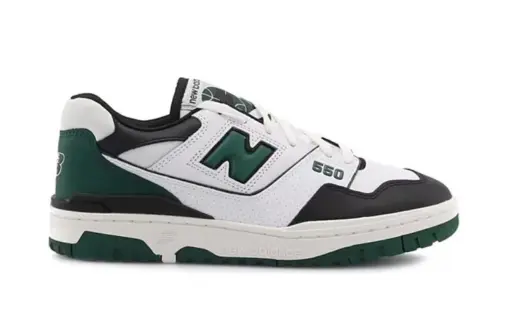 New Balance 550 White Green Black - Image 3