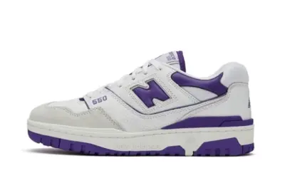 New Balance 550 White Purple