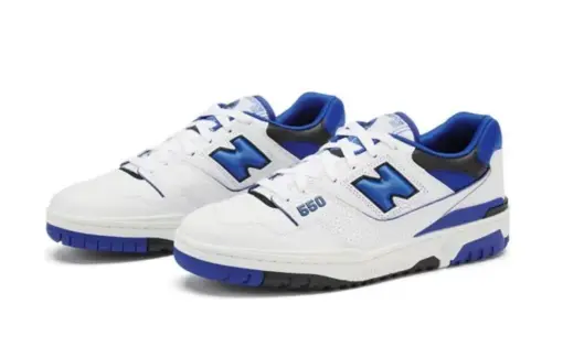 New Balance 550 White Team Royal - Image 2