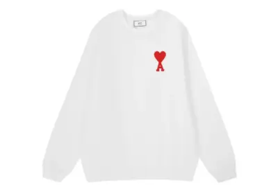 Ami Paris Ami De Coeur White