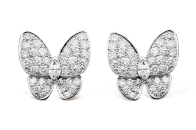 Two Butterfly earrings