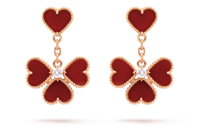 Sweet Alhambra effeuillage earrings